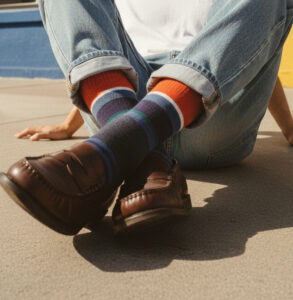 Denim-and-Orange-MultiStripe
