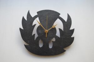 Thistle-slate-clock